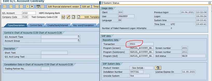 automatic account assignment tcode in sap